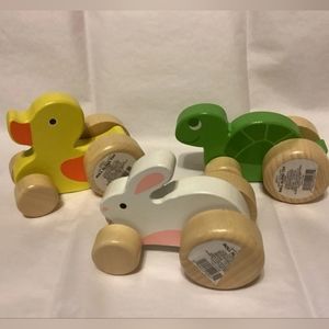 Easter Wooden Push wheel Toys (Bundle)